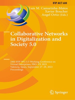 cover image of Collaborative Networks in Digitalization and Society 5.0